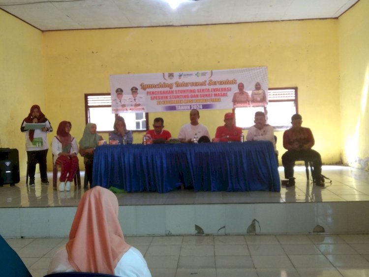 Dinkes Muratara Gelar Launching Intervensi Serentak dan Evaluasi Spesifik Pencegahan Stunting