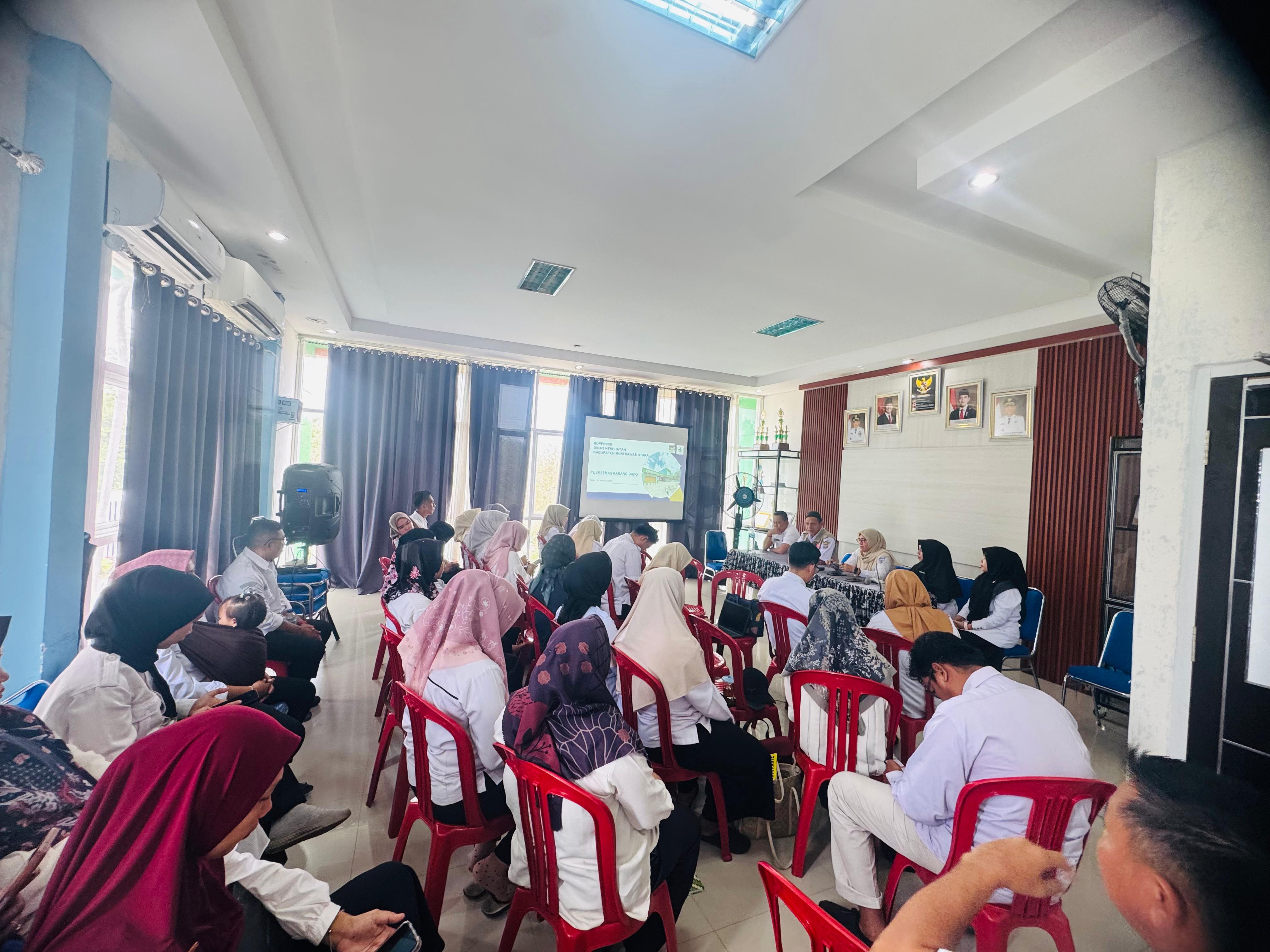 Kegiatan Monitoring dan Evaluasi di UPT Puskesmas Karang Dapo