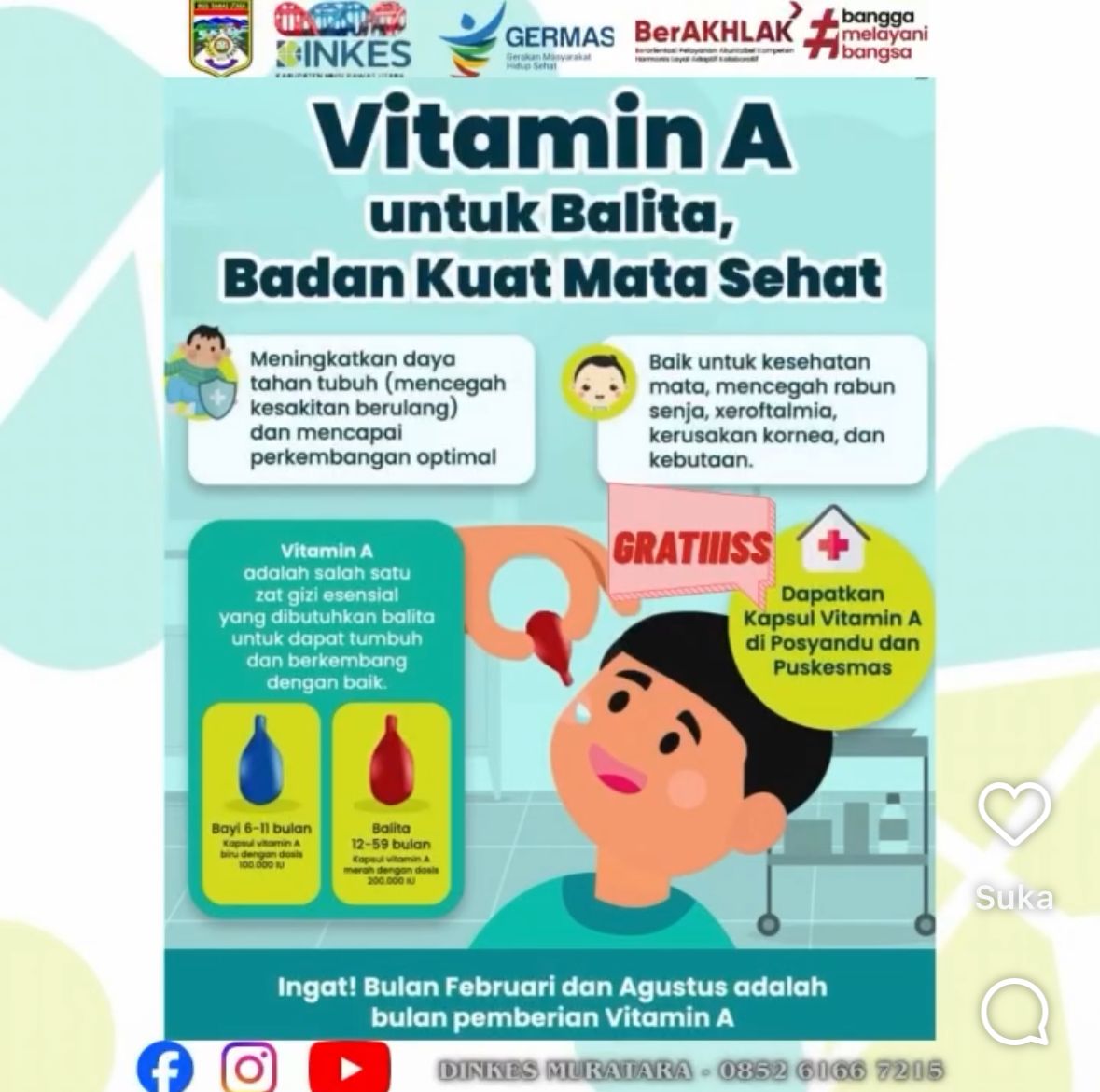 Vitamin A untuk Balita: Badan Kuat, Mata Sehat